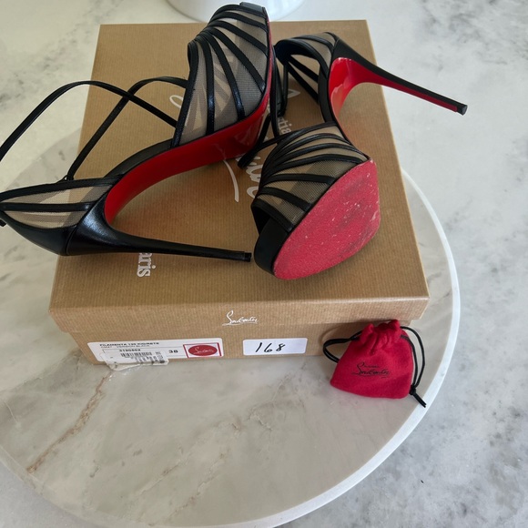 Christian Louboutin Mesh Filamenta Sandal - Picture 4 of 4